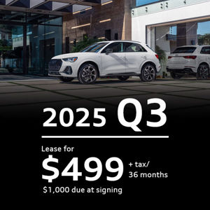 2025 Audi Q3 Premium | $499/month